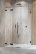Kabina prysznicowa Essenza Pro Brushed GunMetal KDJ Radaway lewa