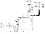 Zlewozmywak granitowy 1-komorowy z ociekaczem Leda Deante szary metalik