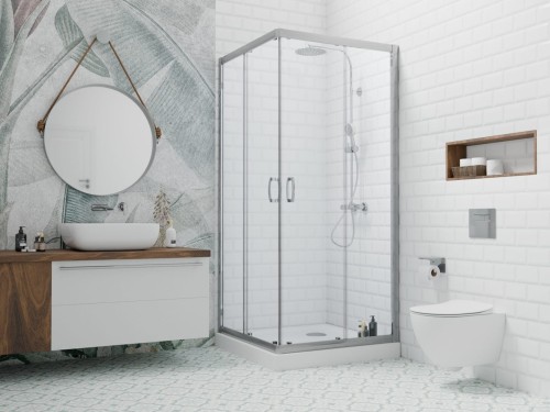 Kabina prostokątna Radaway Premium Plus D 75x90x190 szkło przejrzyste