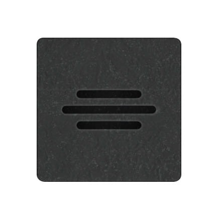 Brodzik prostokątny PROTOS Black Stone 80x170 Schedpol Schedline, czarny