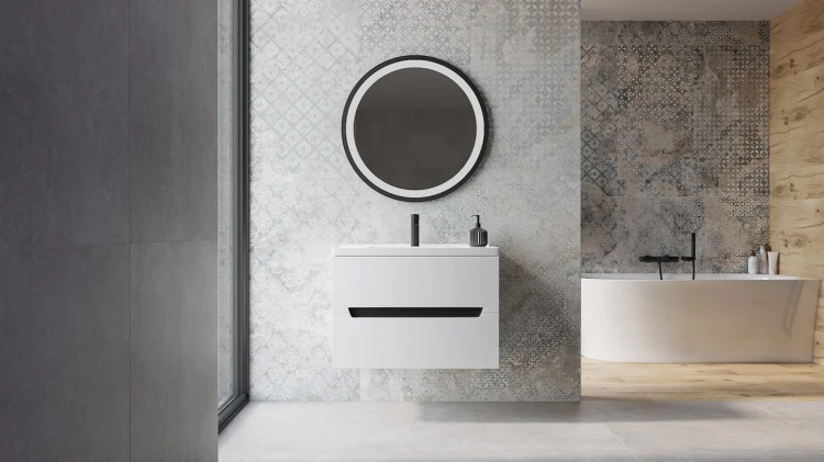 Szafka wisząca Kansas black 800 Lavita