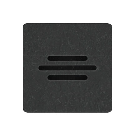 Brodzik prostokątny PROTOS Black Stone 100x130 Schedpol Schedline, czarny