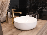 Bateria umywalkowa corsan cmb7512gl lugo wysoka złota