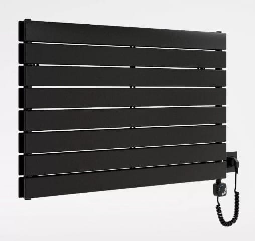 Grzejnik wodno-elektryczny Solis podwójny czarny 44,5x100 Luxrad