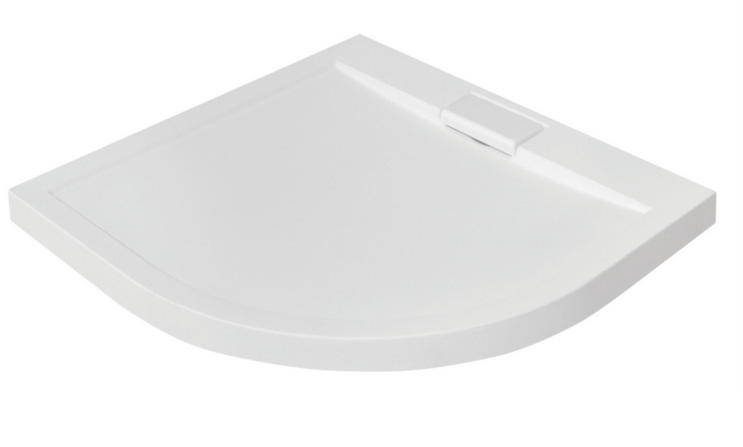 Brodzik półokrągły Besco AXIM ULTRASLIM 80x80x4,5