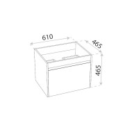 Szafka wisząca DSM Provo Wood 60 Lavita