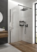 Kabina prysznicowa walk-in 100x200 Deante Mokko nero + siedzisko gratis