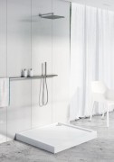 Brodzik prostokątny Cameron 100x120 Schedpol Schedline, biały