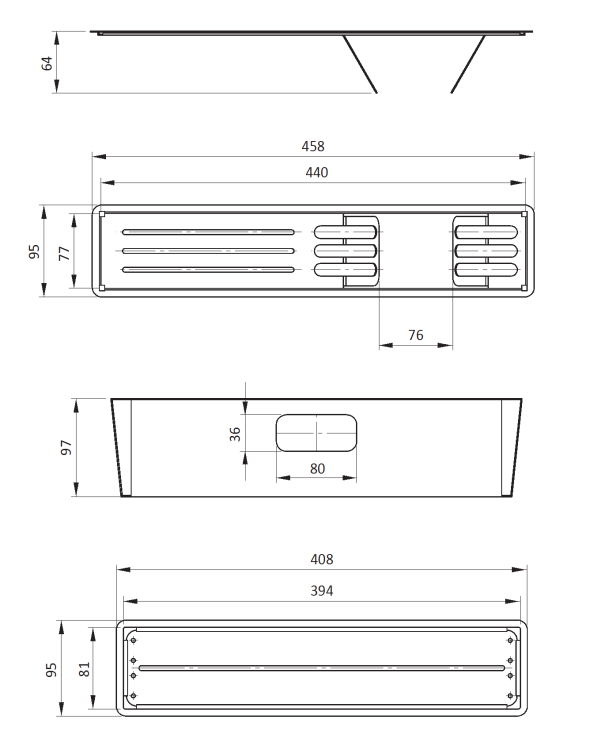 Zestaw akcesoriów do zlewozmywaka Magnetic Deante stal szczotkowana
