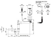 Zlewozmywak granitowy 1-komorowy ociekacz antracyt metalik Momi Deante