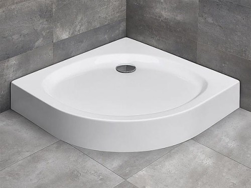 Brodzik półokrągły Radaway Patmos A Compact 90x90