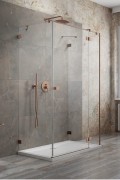 Kabina prysznicowa Essenza Pro Brushed Copper KDJ+S Radaway prawa miedź