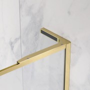 Kabina prysznicowa walk-in Radaway Modo F SL Brushed Gold II prawa