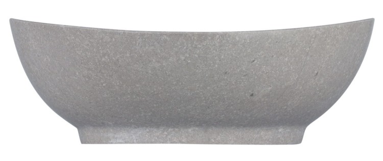 Umywalka kamienna nablatowa Kelud AD naturalnie szary marmur