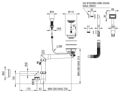Zlewozmywak ceramiczny 1-komorowy z ociekaczem biały Momi Deante