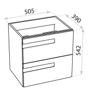 Szafka wisząca Floryda 500 Lavita