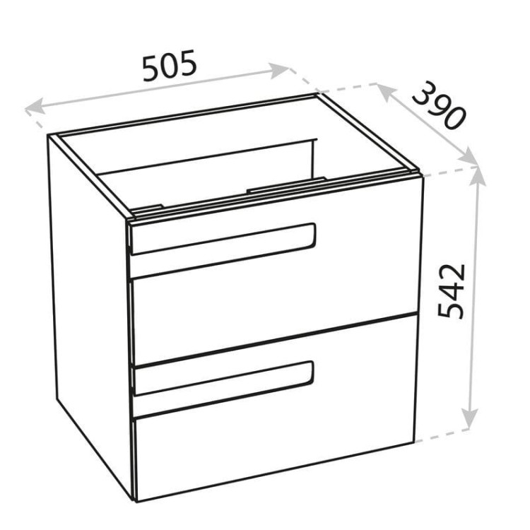 Szafka wisząca Floryda 500 Lavita