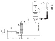 Zlewozmywak granitowy 1-komorowy alabaster Momi Deante