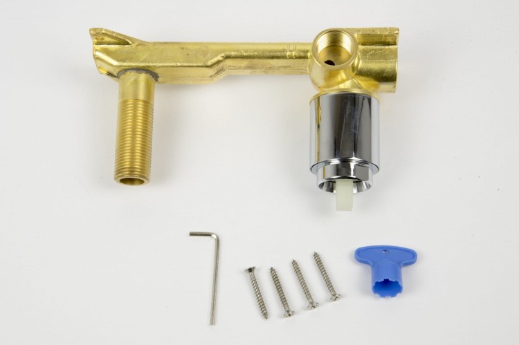 Bateria umywalkowa podtynkowa corsan cmb7515ch lugo chromowana z wylewką