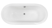 Wanna wolnostojąca Besco VICTORIA 160x75 cm biała