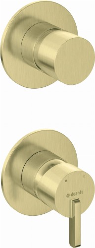 Bateria prysznicowa z przełącznikiem natrysku Silia Deante złoto szczotkowane