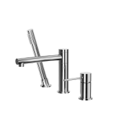 Bateria wannowa otworowa corsan cmb7542ch lugo chromowana