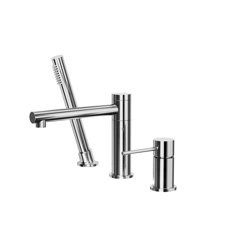 Bateria wannowa otworowa corsan cmb7542ch lugo chromowana