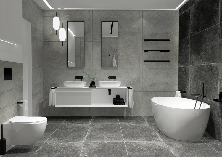 Deante Mokko Uchwyt na papier toaletowy Nero