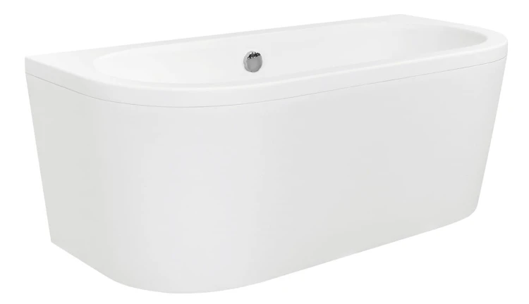 Wanna przyścienna Besco Volya 160x75 cm biała