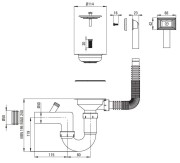 Zlewozmywak stalowy 1-komorowy z ociekaczem Soul Deante dekor