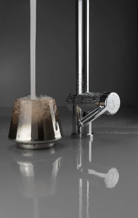 Bateria kuchenna z podłączeniem do filtra wody chrom Magnetic Deante