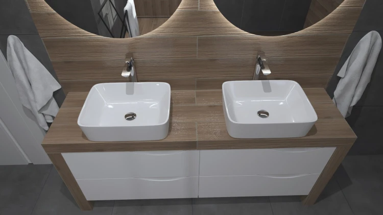 Umywalka nablatowa Luneza Lavita