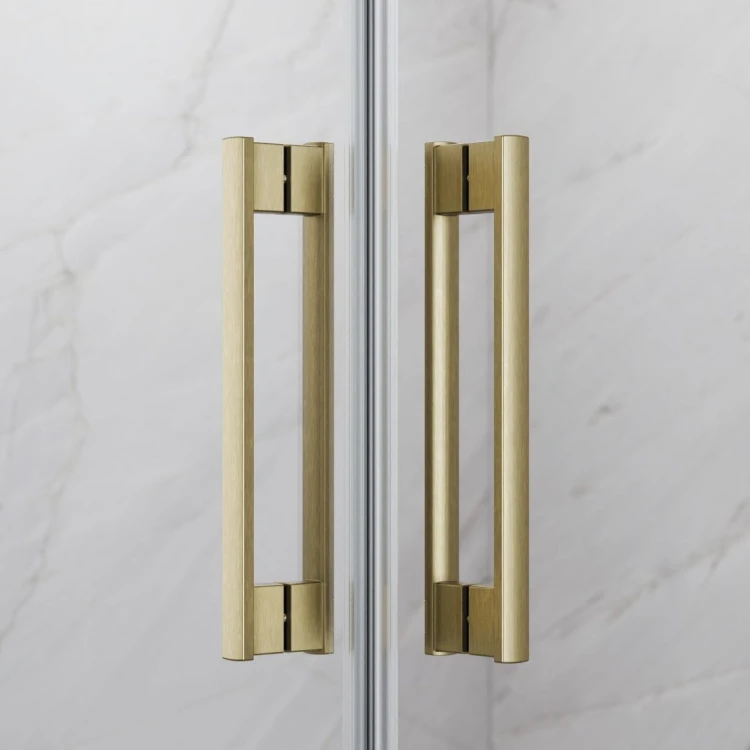 Kabina prysznicowa Radaway Idea 8 Brushed Gold KDJ prawa