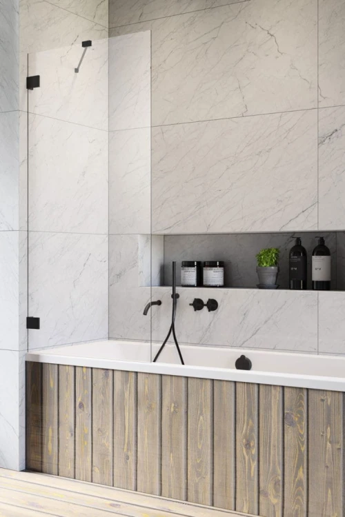 Parawan nawannowy Radaway Essenza Pro Black PNJ II