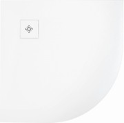 Brodzik akrylowy półokrągły 90x90 cm