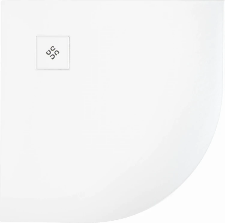 Brodzik akrylowy półokrągły 90x90 cm