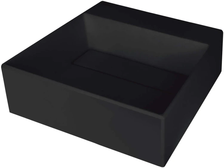 Umywalka granitowa nablatowa 40x40 z maskownicą Correo Deante