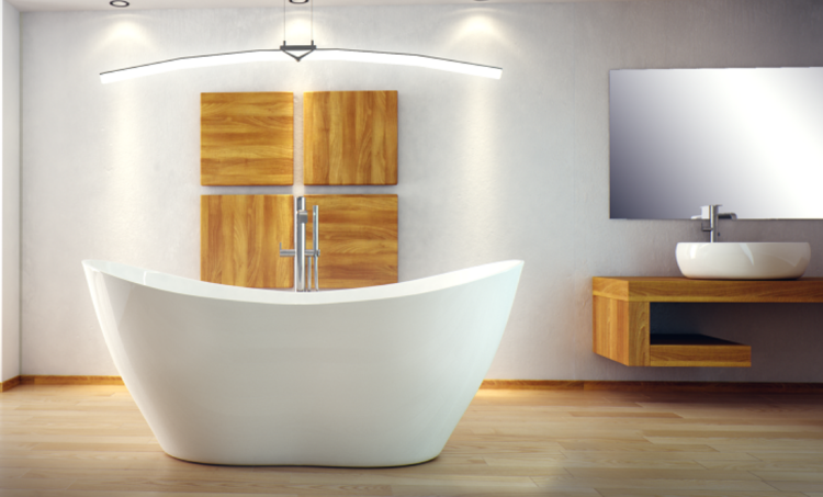 Wanna wolnostojąca Besco VIYA 160x70 cm biała