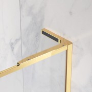 Kabina prysznicowa walk-in Radaway Modo F SL Gold II prawa złota