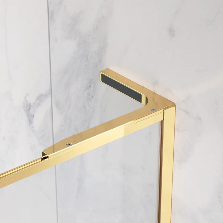 Kabina prysznicowa walk-in Radaway Modo F SL Gold II prawa złota