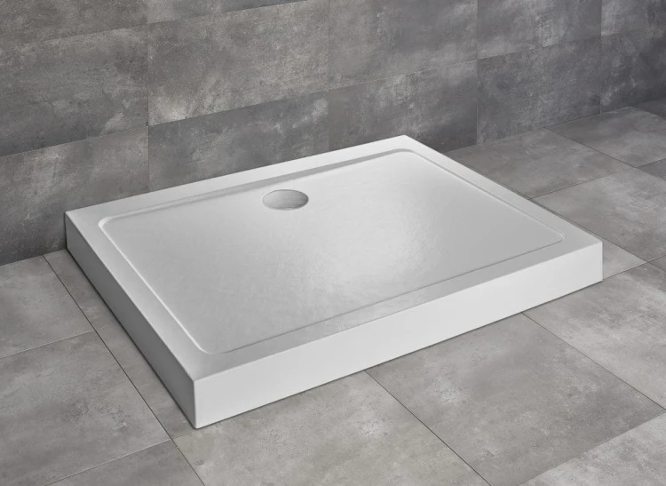 Brodzik prostokątny Radaway Doros D Compact 120x80 Stone biały