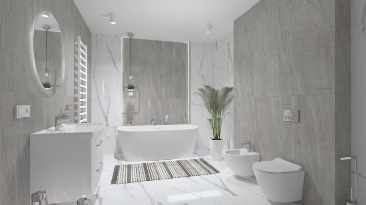 Wanna wolnostojąca przyścienna Caldera 160x75 Lavita biała