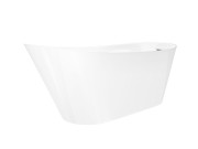 Wanna wolnostojąca corsan estella 170 cm z wykończeniem białym