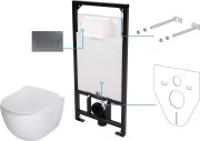 Zestaw WC podtynkowy 6 w 1 Peonia Deante