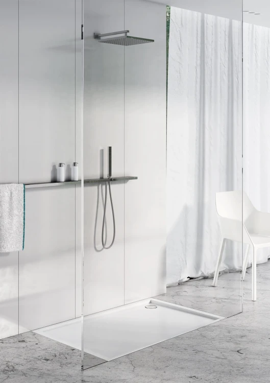 Brodzik prostokątny ESTIMA 70x110 Schedpol Schedline, biały
