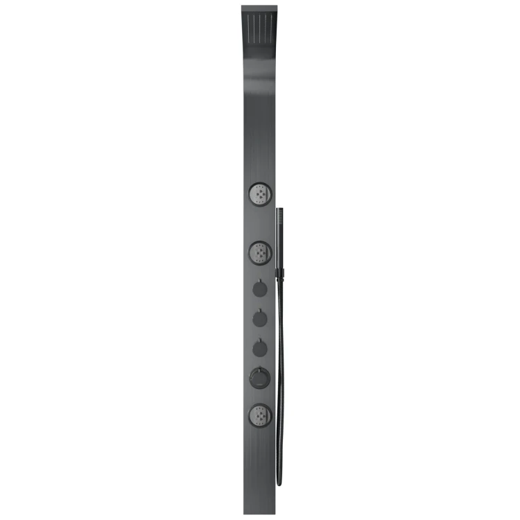 Panel prysznicowy corsan snake mieszacz stal gunmetal