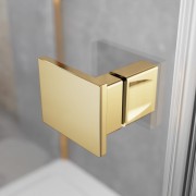 Kabina pięciokątna Radaway Essenza Gold PTJ lewa