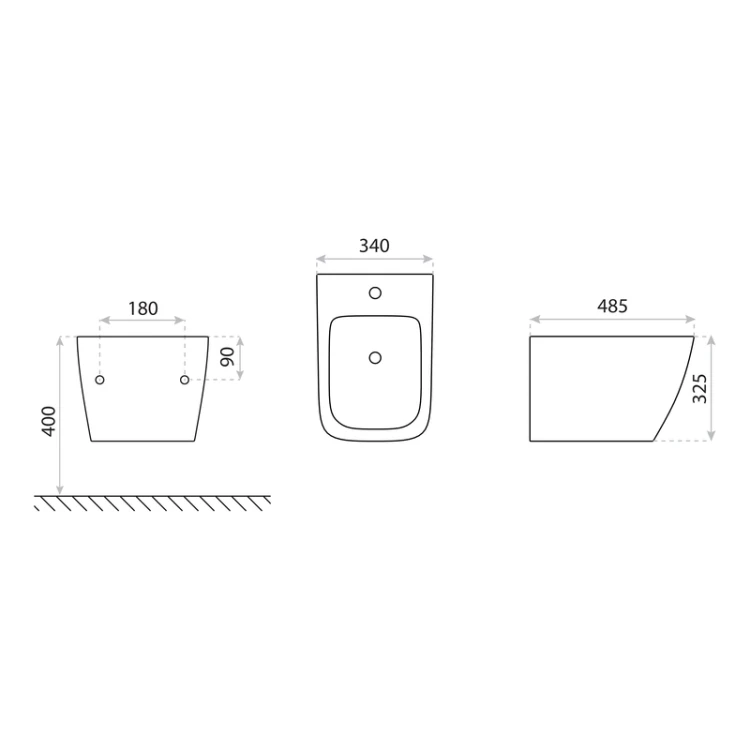Bidet wiszący Lago Lavita