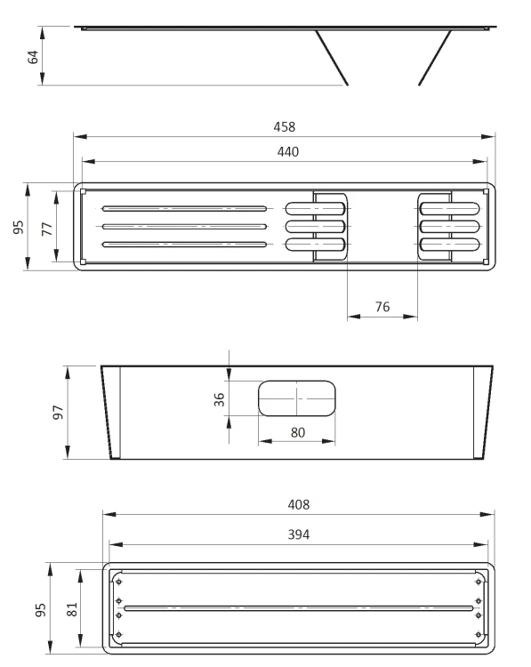 Zestaw akcesoriów do zlewozmywaka Magnetic Deante nero czarne