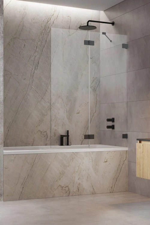 Parawan nawannowy Radaway Essenza Pro Brushed GunMetal PND II prawy